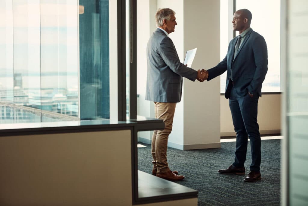 Business deal transition